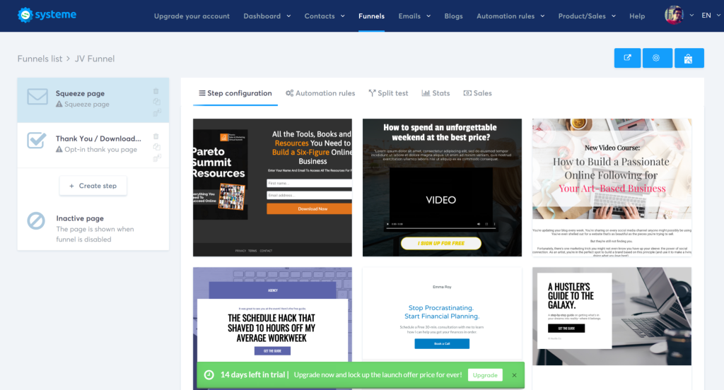 Systeme.io - Sales Funnel