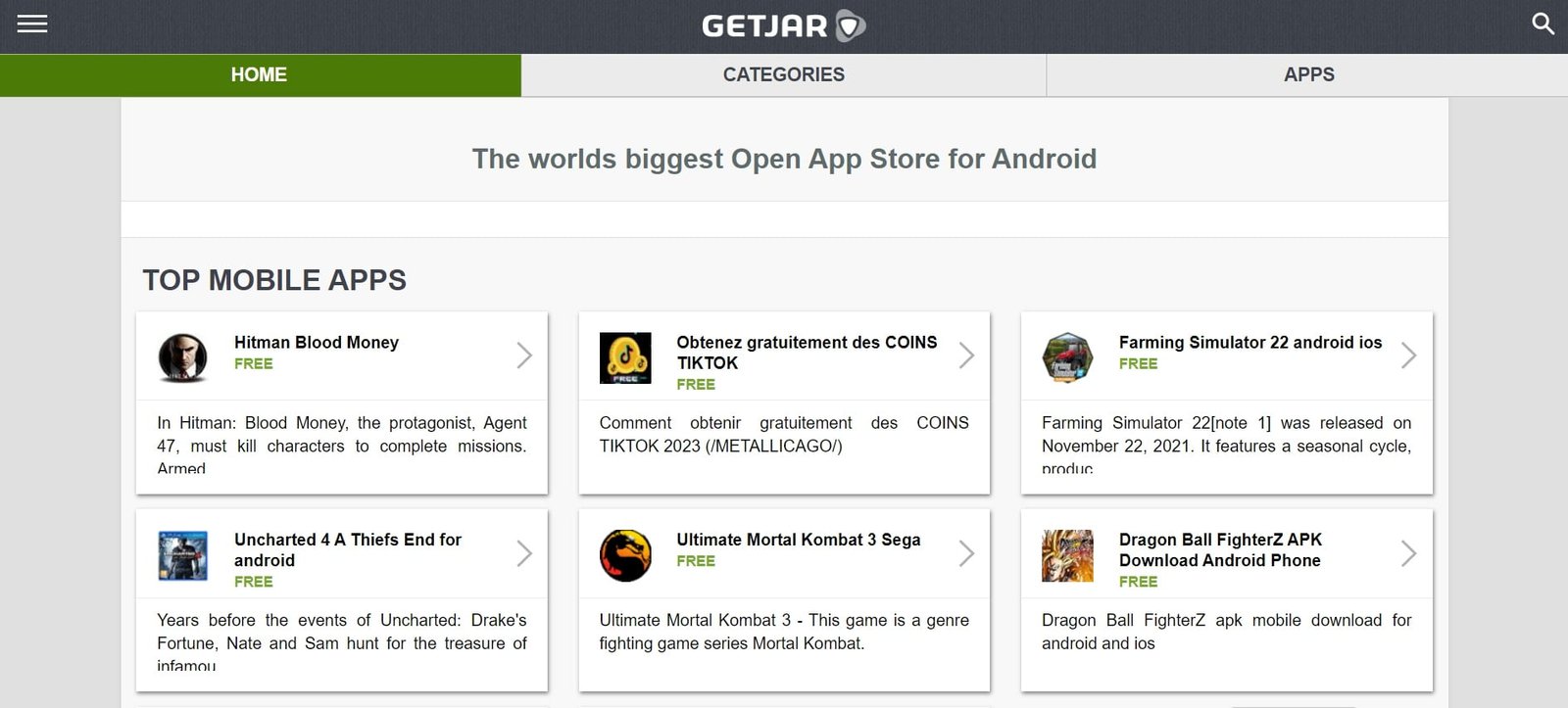 GetJar - Download Free Apps, Games and Themes APK