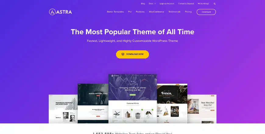 Astra – Best WordPress Theme of All Time