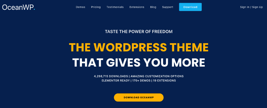 OceanWP - Free Multi-Purpose WordPress Theme