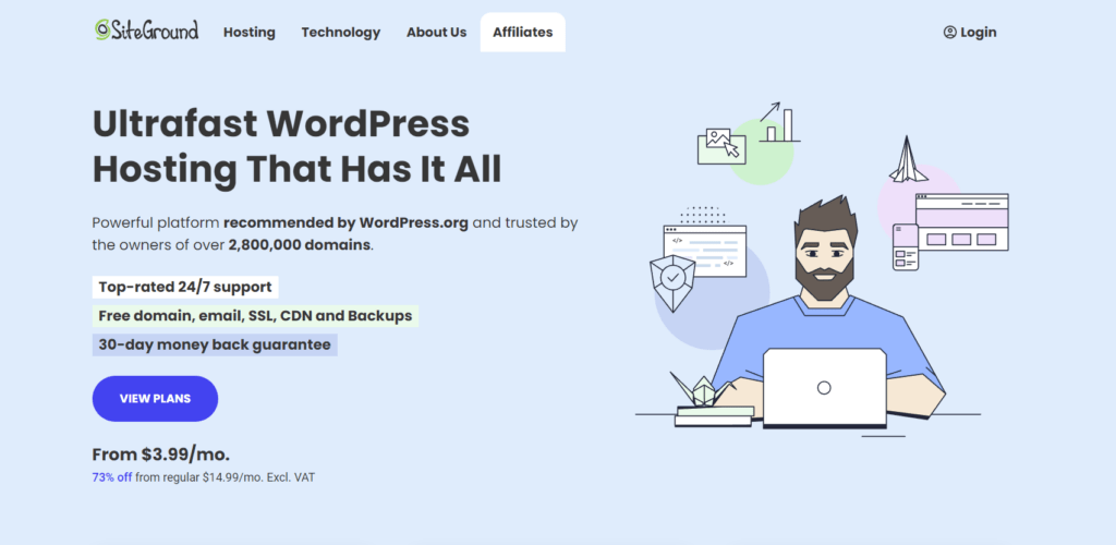 SiteGround - WordPress Hosting